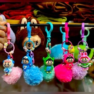 Labubu Bag Cham Keychain